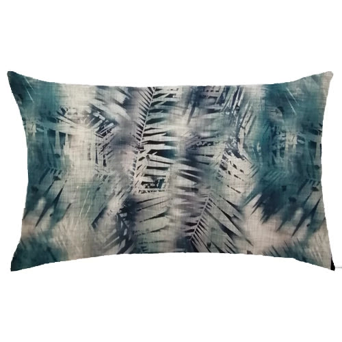 Aqua Mist Palm Scatter Cushion
