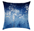 Azure Luxe Abstract Scatter Cushion