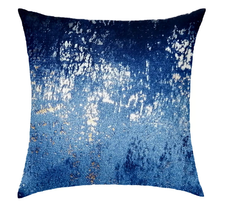 Azure Luxe Abstract Scatter Cushion