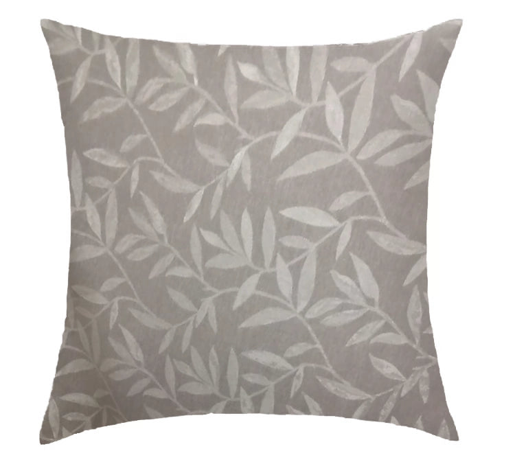 Botanical Leaf Textured Scatter Cushion