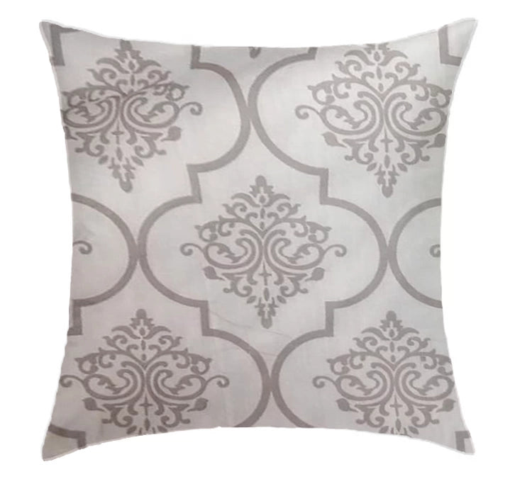 Classic Arabesque Taupe Cushion