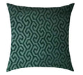 Emerald Maze Textured Scatter Cushion