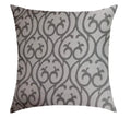 Grey Ornamental Vine Cushion