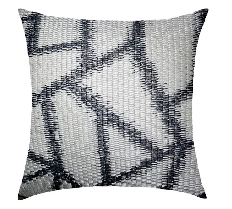 Monochrome Geo Weave Scatter Cushion