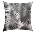 Monochrome Palm-Shadow Scatter Cushion