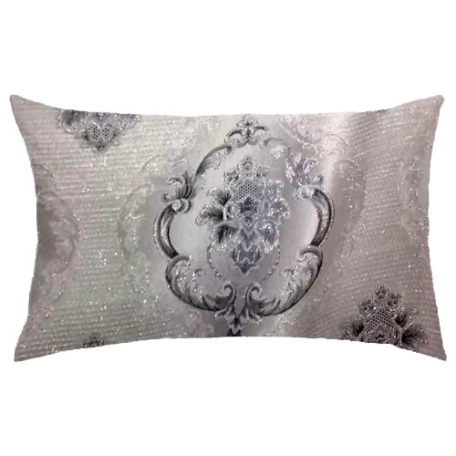 Silver Baroque Luxe Cushion