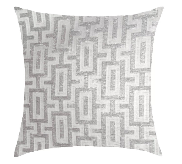 Silver Geo Luxe Scatter Cushion