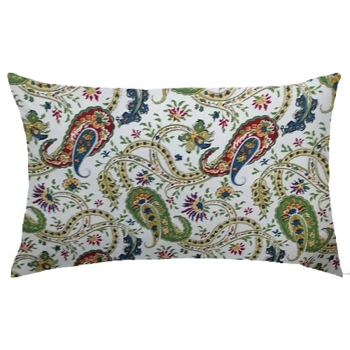 Vibrant Paisley Floral Scatter Cushion