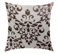 Vintage Damask Deep Brown Cushion