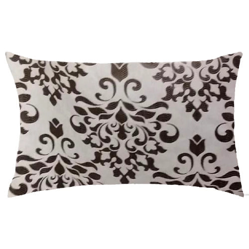 Vintage Damask Deep Brown Cushion