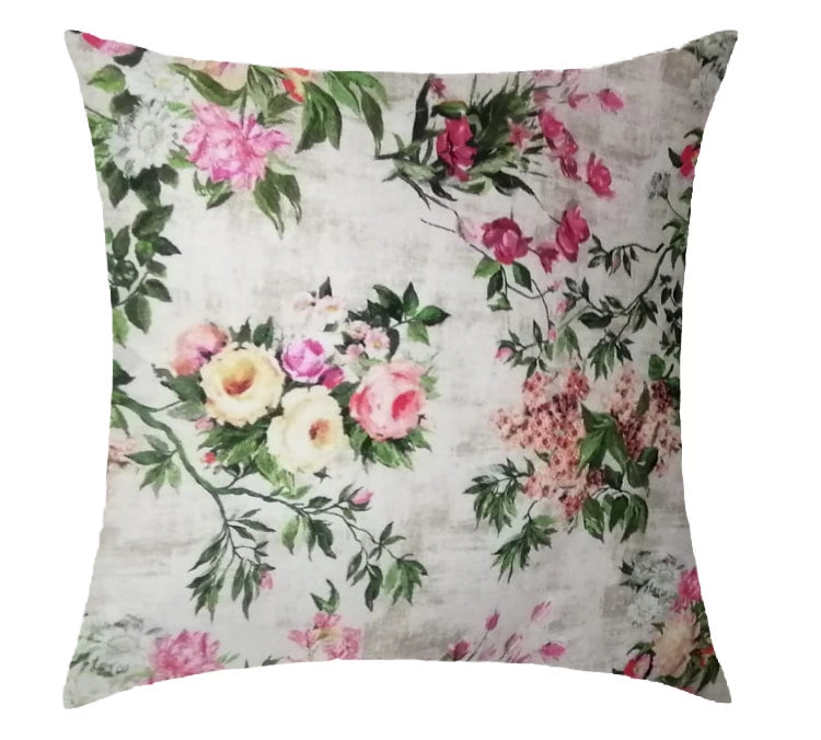Vintage Floral Garden Scatter Cushion