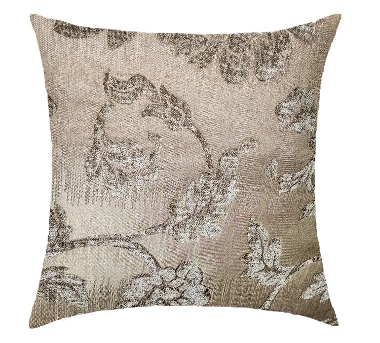 Vintage Floral Jacquard Scatter Cushion